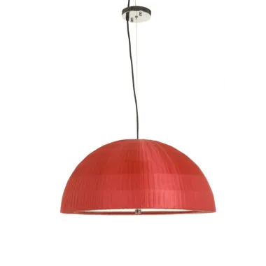 Klosz sufitowy CASKET czerwony Ø 80 cm